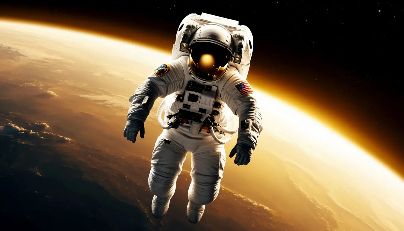 Astronaut in space